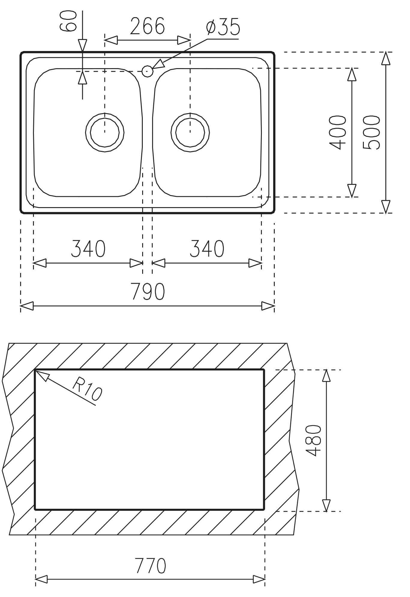 Medidas TEKA Universe 80 T-XP 2C