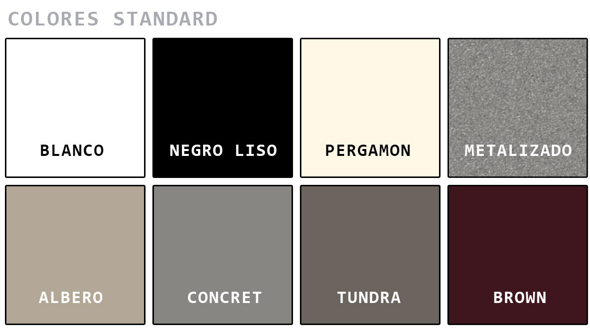 Colores fregaderos Poalgi 2017